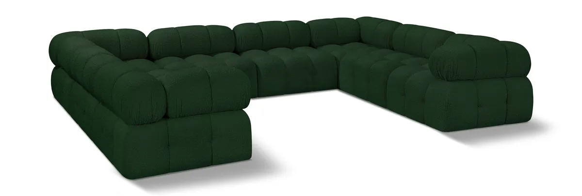 Ames - 8 Piece Modular Sectional - Green