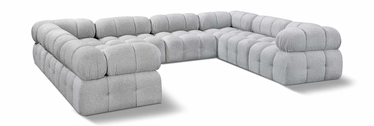Ames - 8 Piece Modular Sectional - Gray