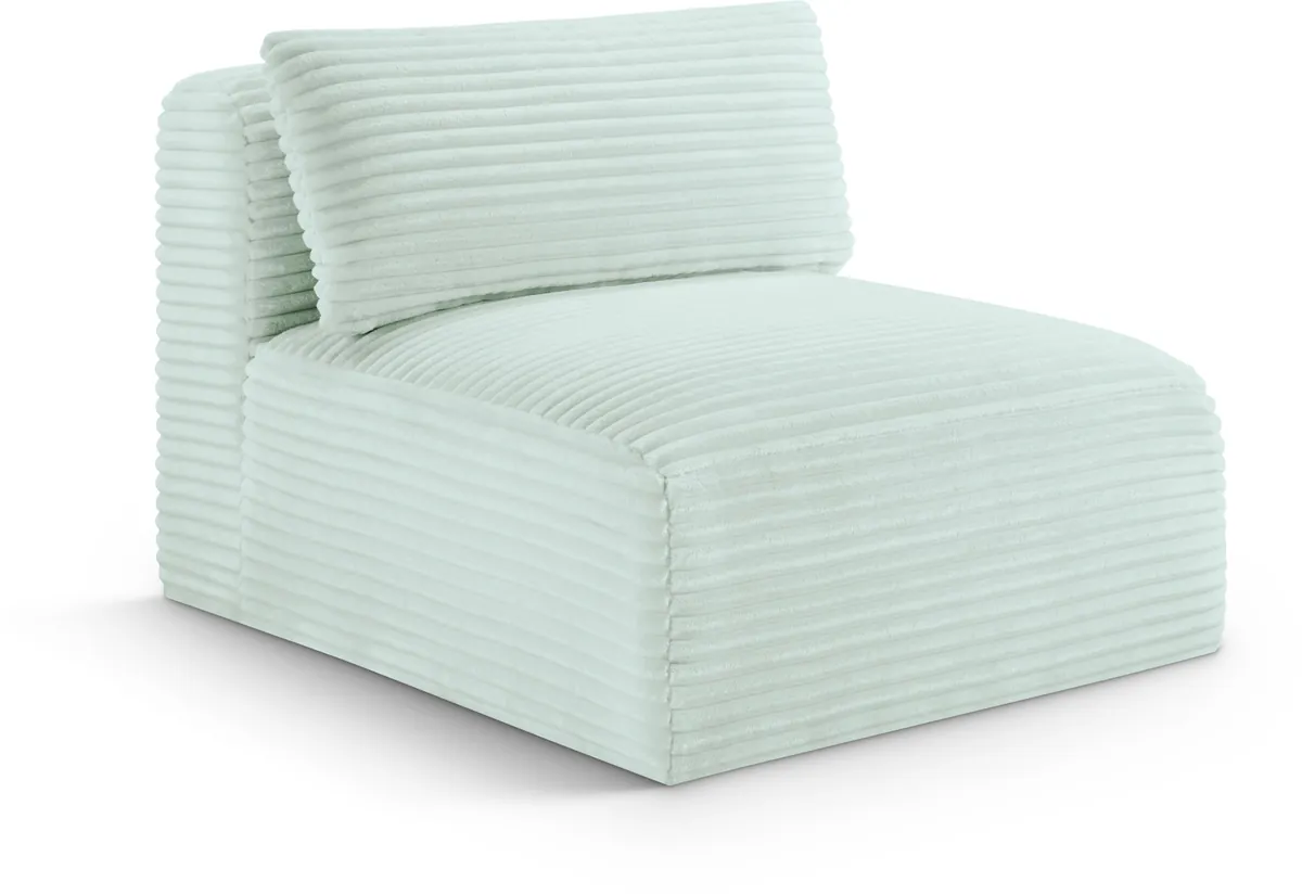 Shaggy - Armless Chair - Mint