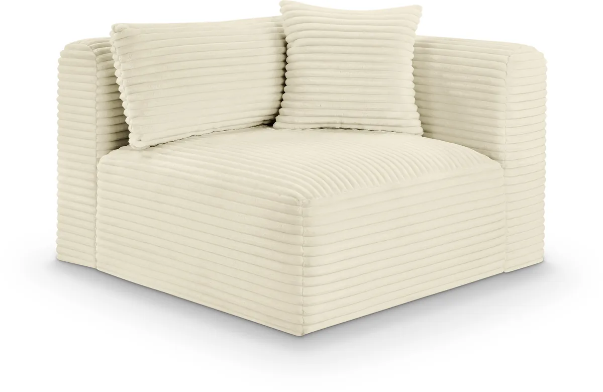 Shaggy - Corner Chair - Cream