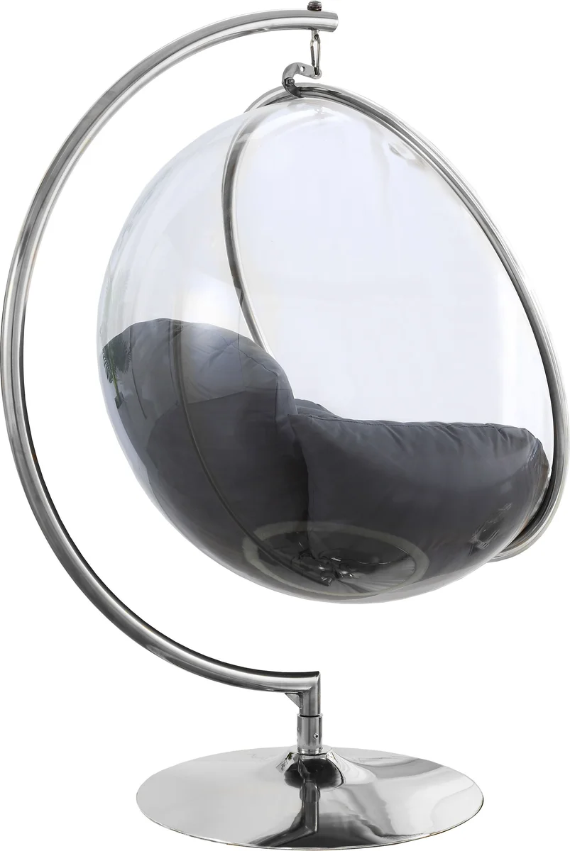 Luna - Swing Chair - Gray - Fabric