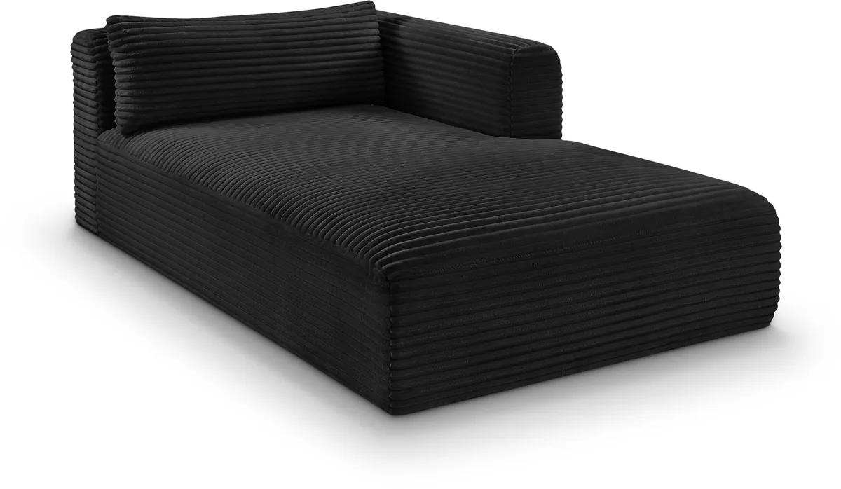 Shaggy - Chaise - Black