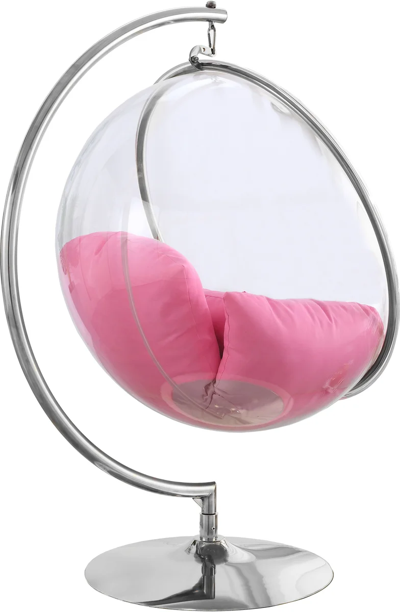 Luna - Swing Chair - Pink - Fabric
