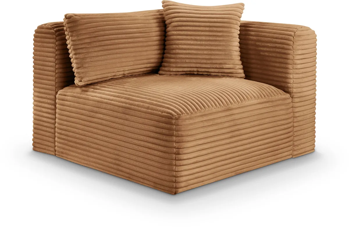 Shaggy - Corner Chair - Saddle