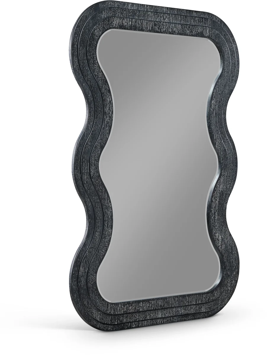 Bellagio - Oak Veneer Mirror - Black