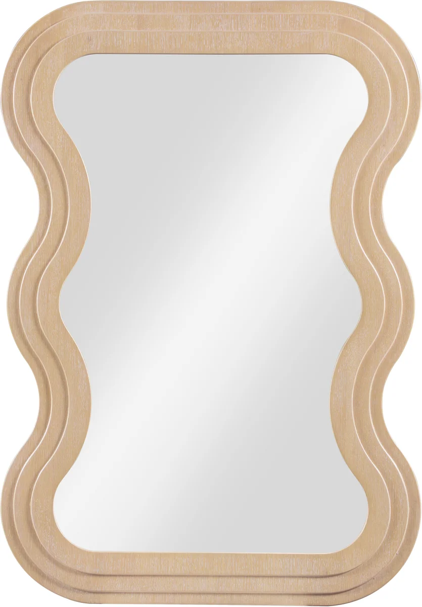 Bellagio - Oak Veneer Mirror - Natural - View 2