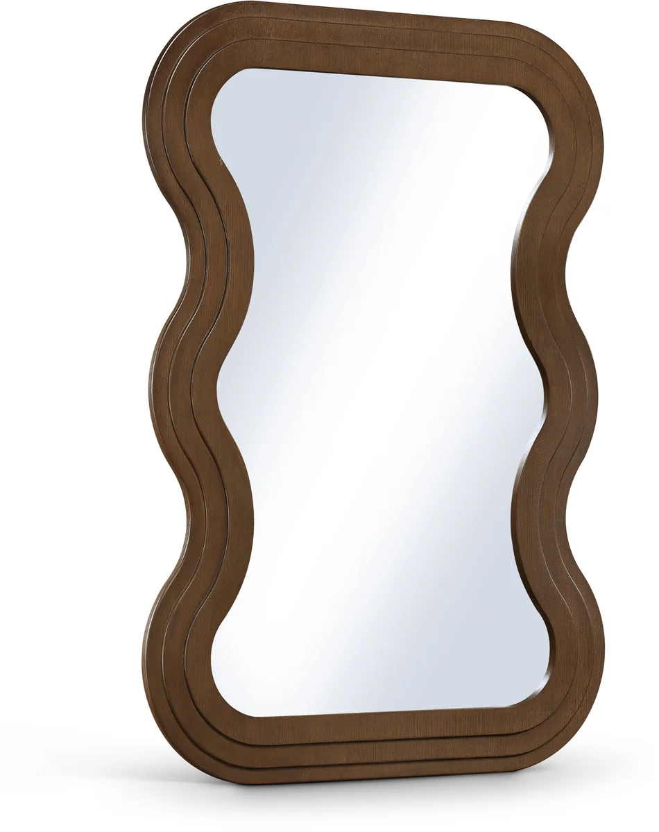 Bellagio - Oak Veneer Mirror - Brown