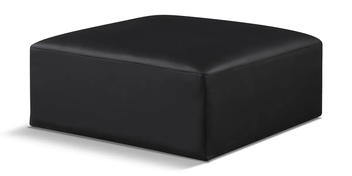 Cube - Ottoman - Black