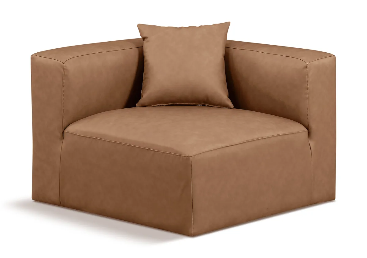 Cube - Corner Chair - Brown