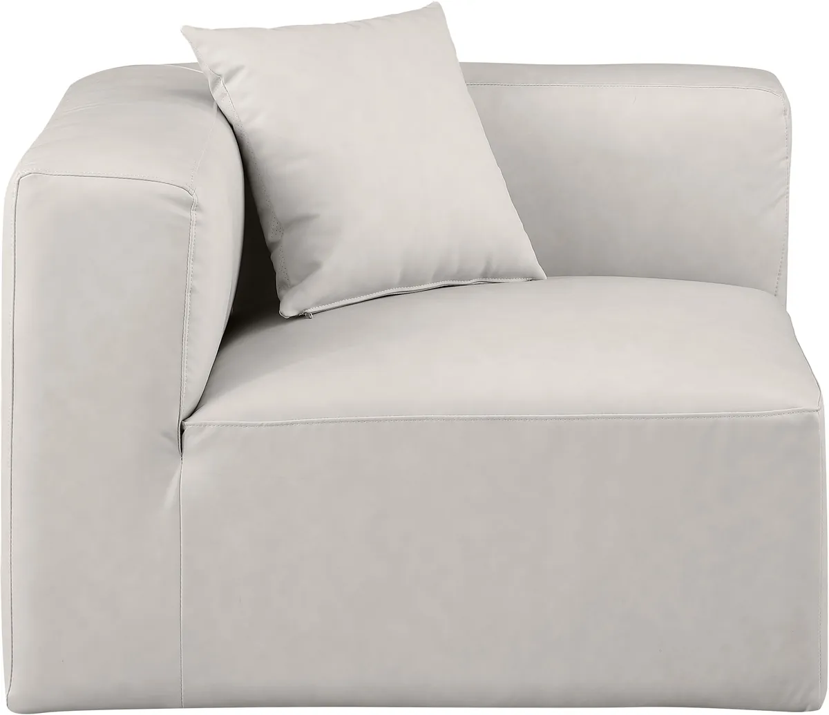 Cube - Corner Chair - Cream - View 2