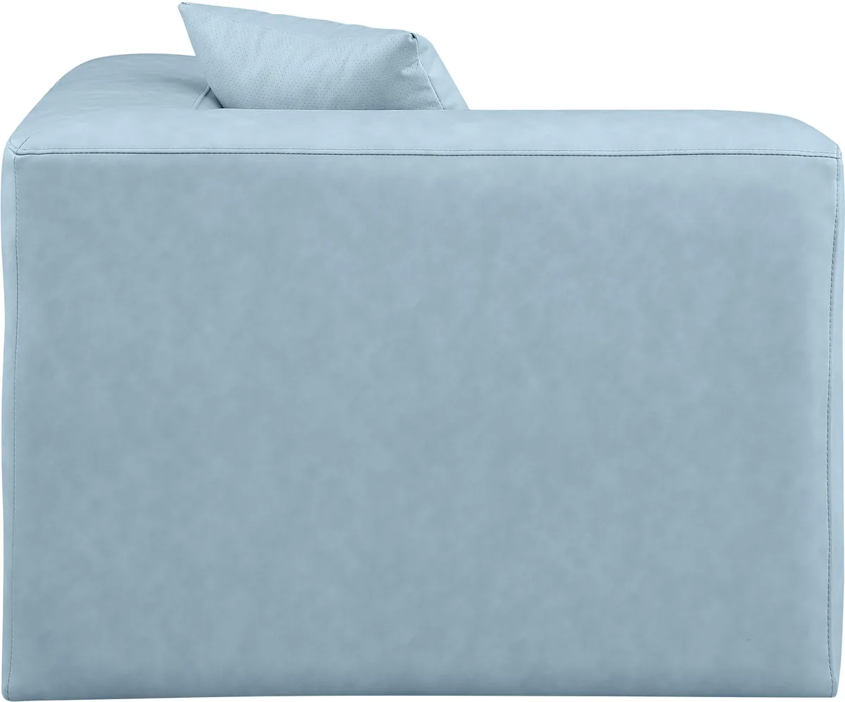 Cube - Corner Chair - Light Blue