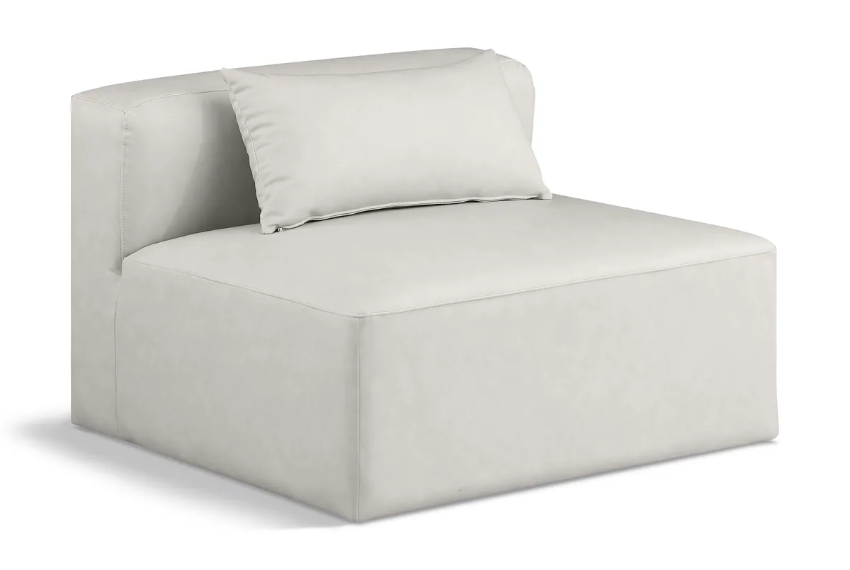 Cube - Armless Chair - Cream