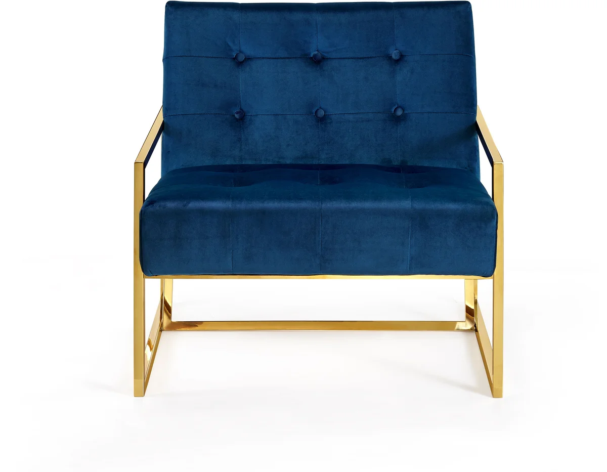 Pierre - Accent Chair - Navy
