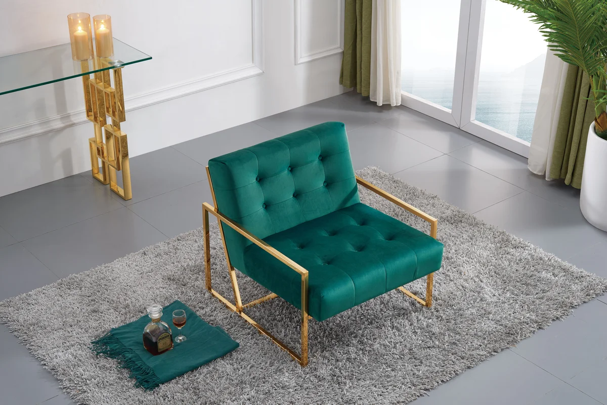 Pierre - Accent Chair - Green