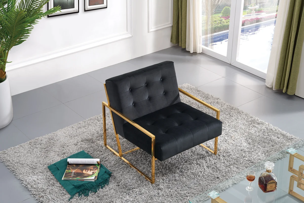 Pierre - Accent Chair - Black