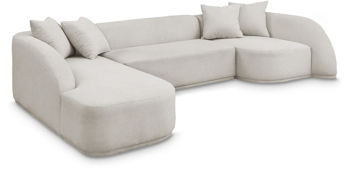 Rita - 3 Piece Sectional - Beige