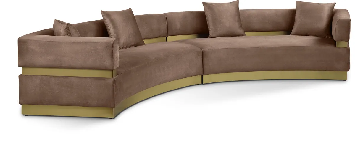 Belsa - 2 Piece Sectional - Brown