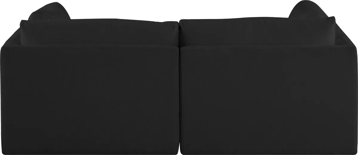 Ease - 2 Seat Modular Sofa - Black - View 2