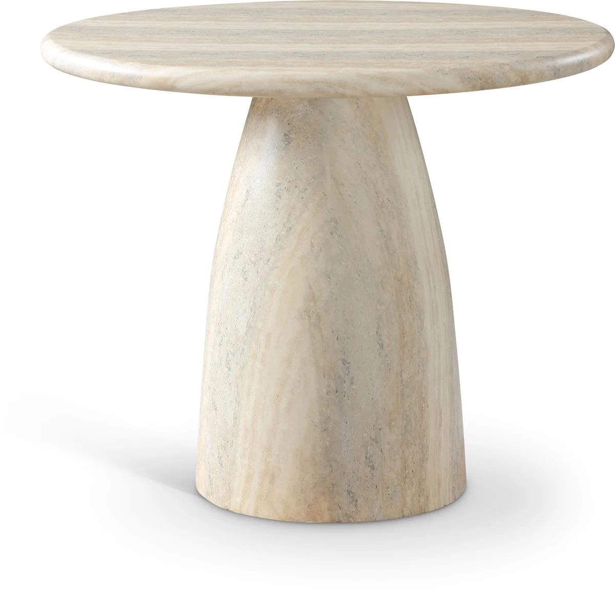 Cosenza - 36" Concrete Dining Table - Travertine