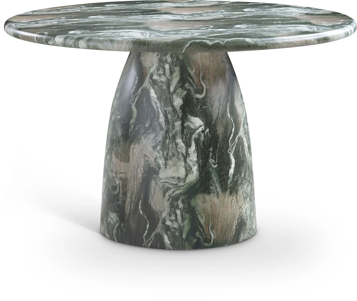 Cosenza - 48.5" Marble Finish Concrete Dining Table - Green