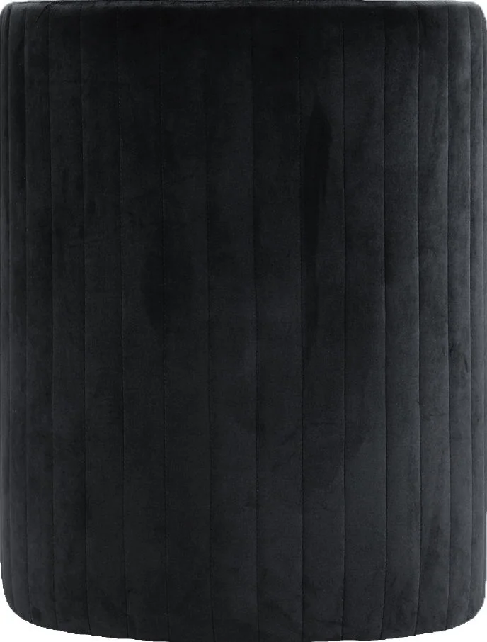 Selena - Accent Chair and Ottoman Set - Black