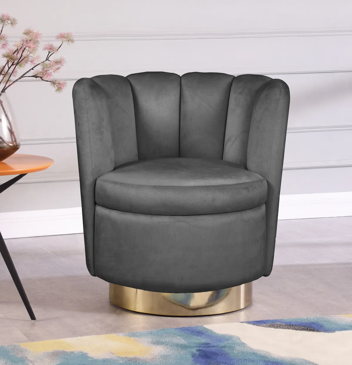 Lily - Accent Chair - Gray
