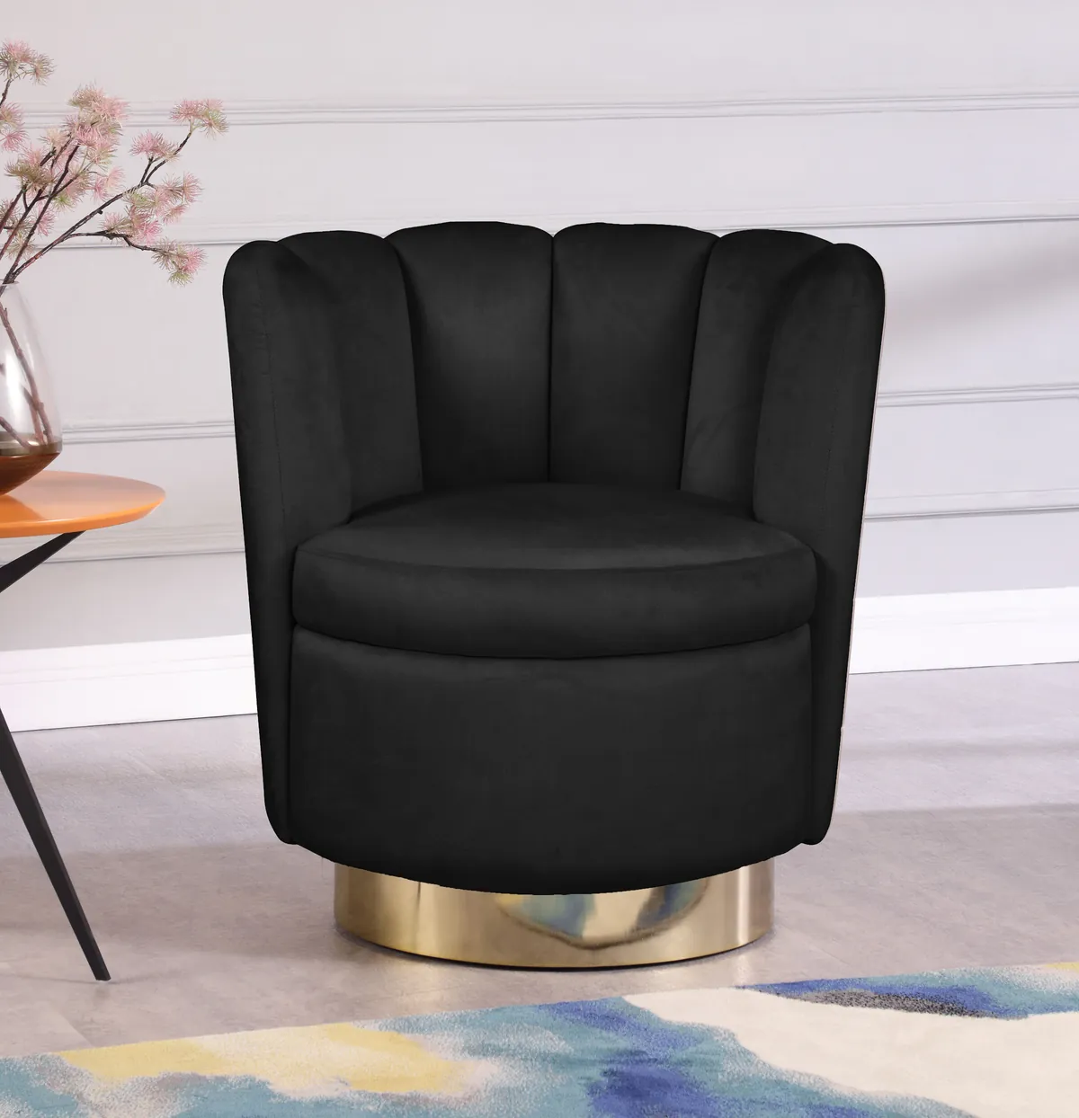 Lily - Accent Chair - Black