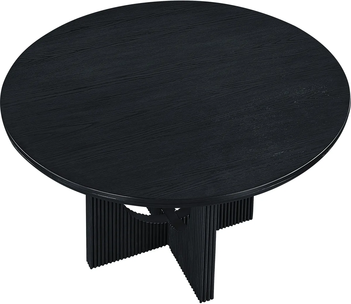 Rivas - Round Dining Table - Black - View 2