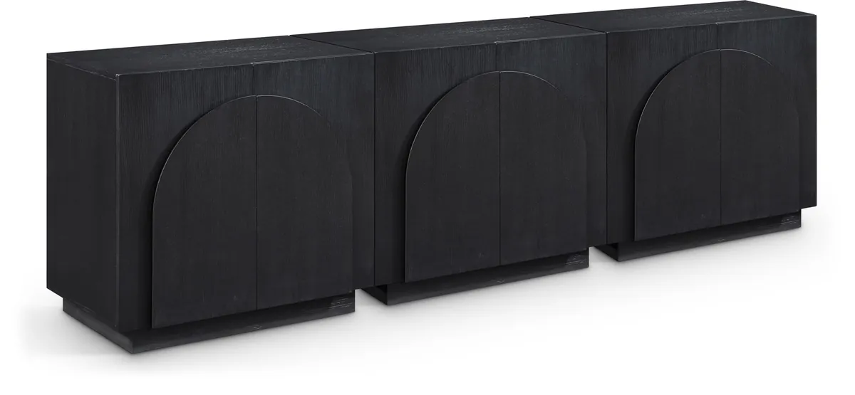 Navona - 3 Piece Sideboard / Buffet - Black