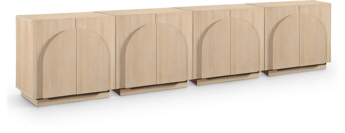 Navona - 4 Piece Sideboard / Buffet - Natural