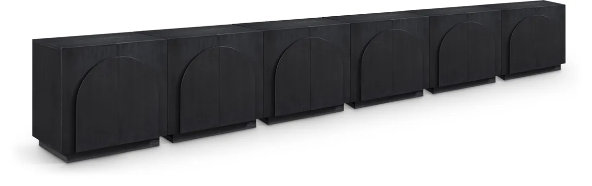 Navona - 6 Piece Sideboard / Buffet - Black