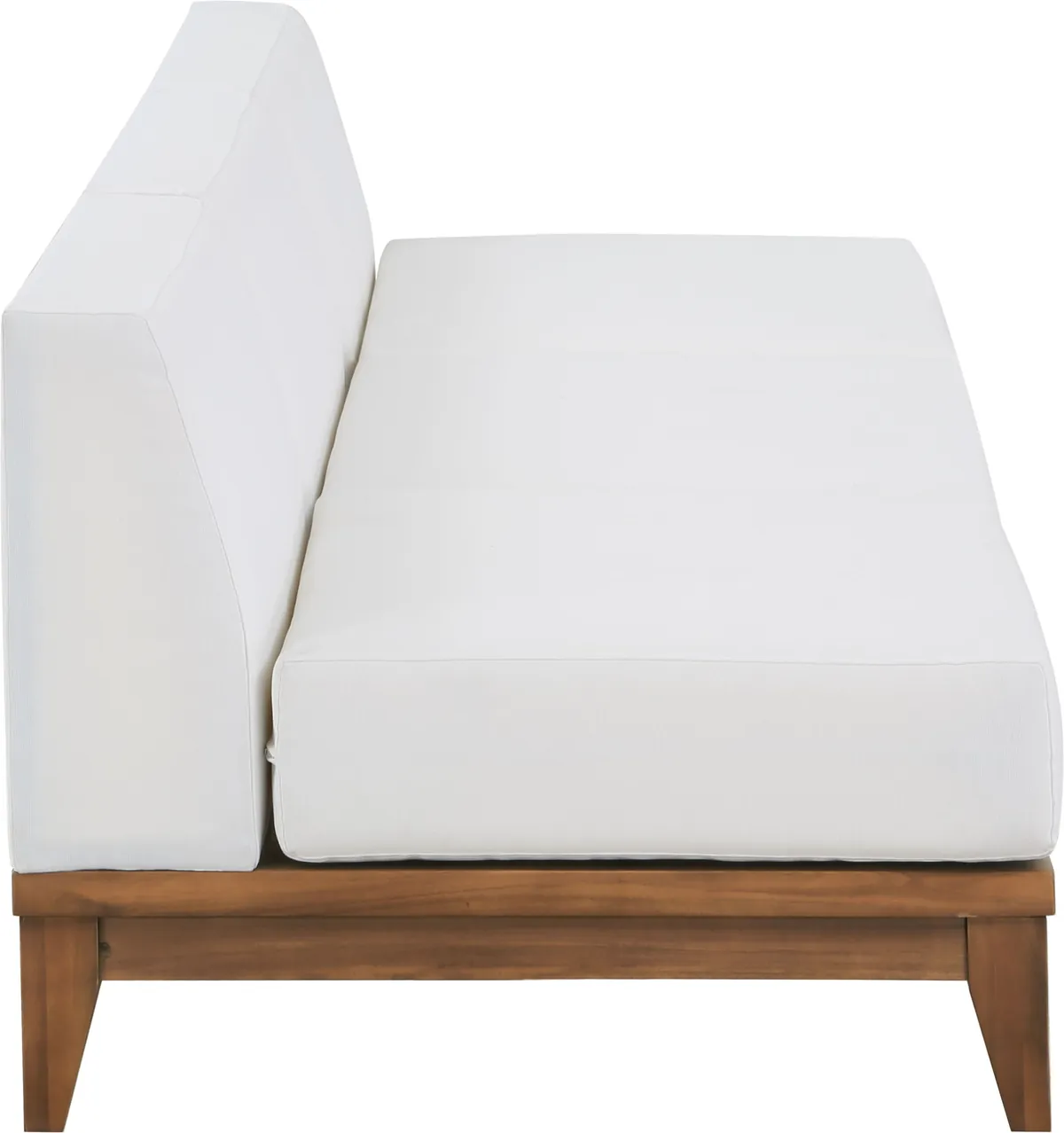 Rio - 3 Seat Modular Armless Sofa - Off White