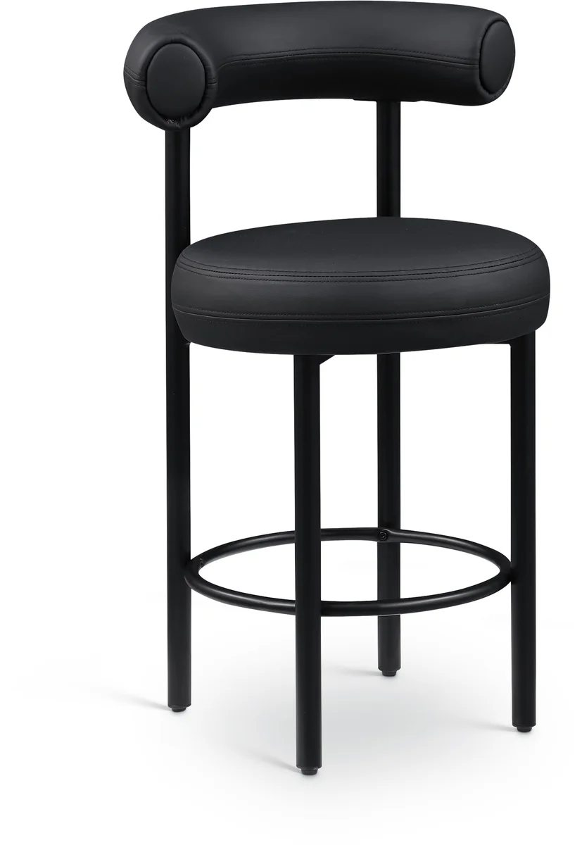 Bordeaux - Counter Stool (Set of 2) - Black