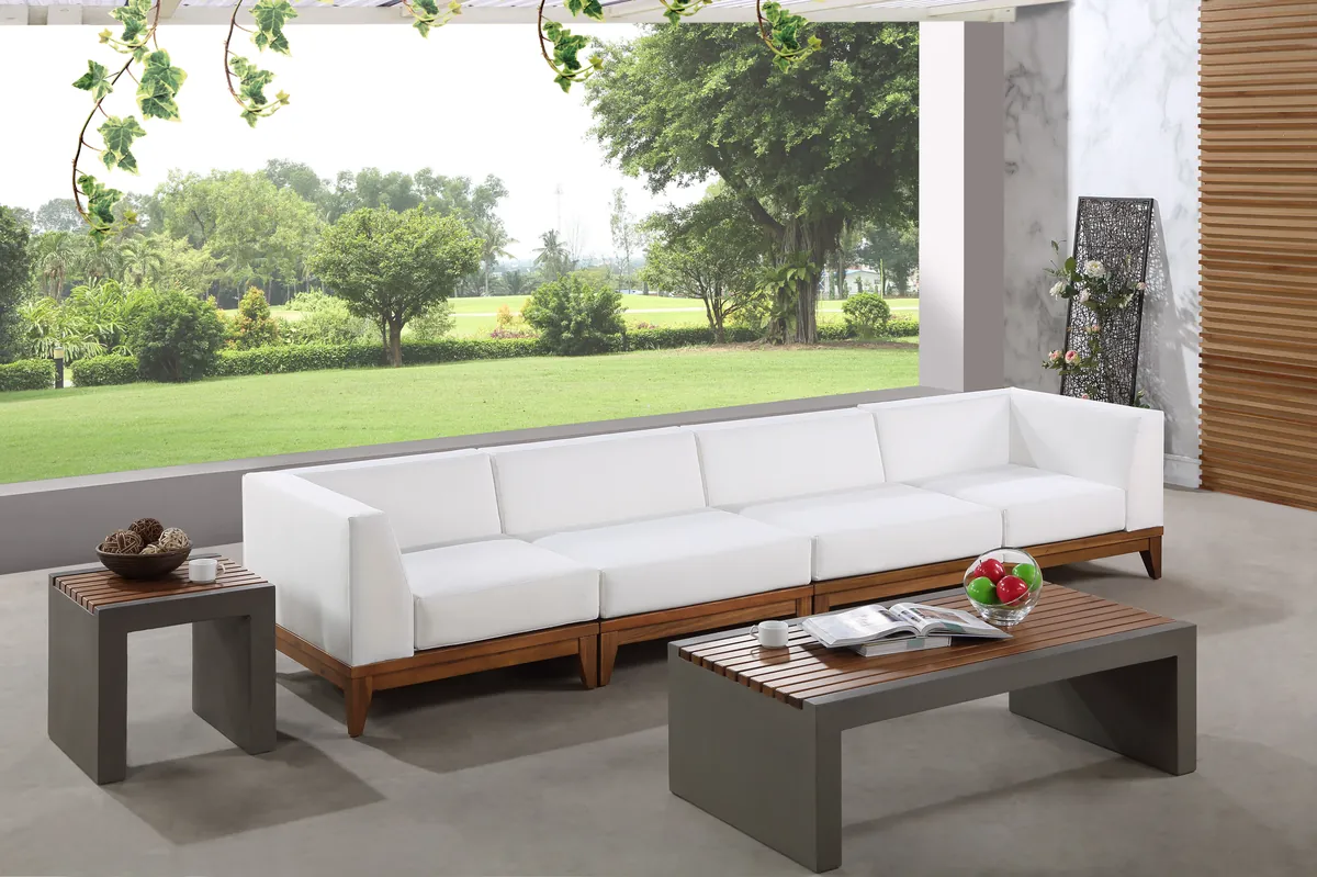 Rio - 4 Seat Modular Sofa - Off White - View 2