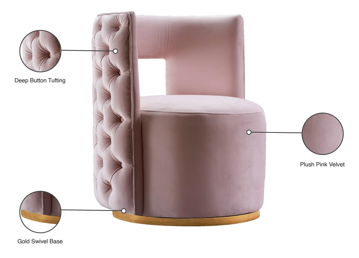 Theo - Accent Chair - Pink