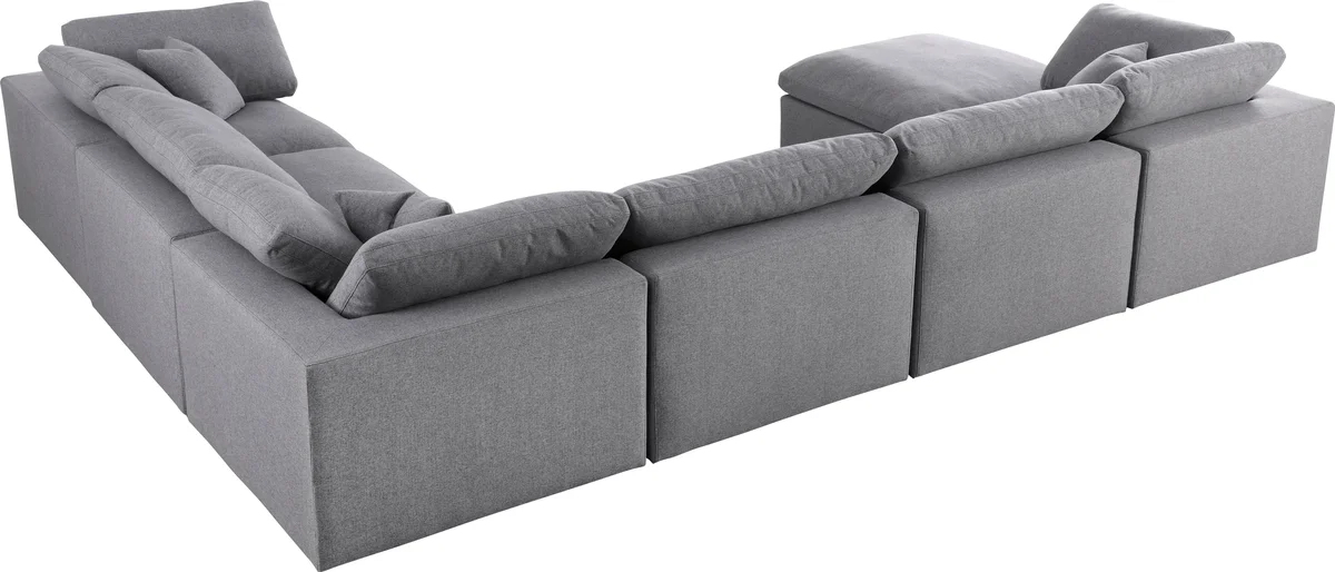 Serene - 7 Piece Modular Sectional - Gray