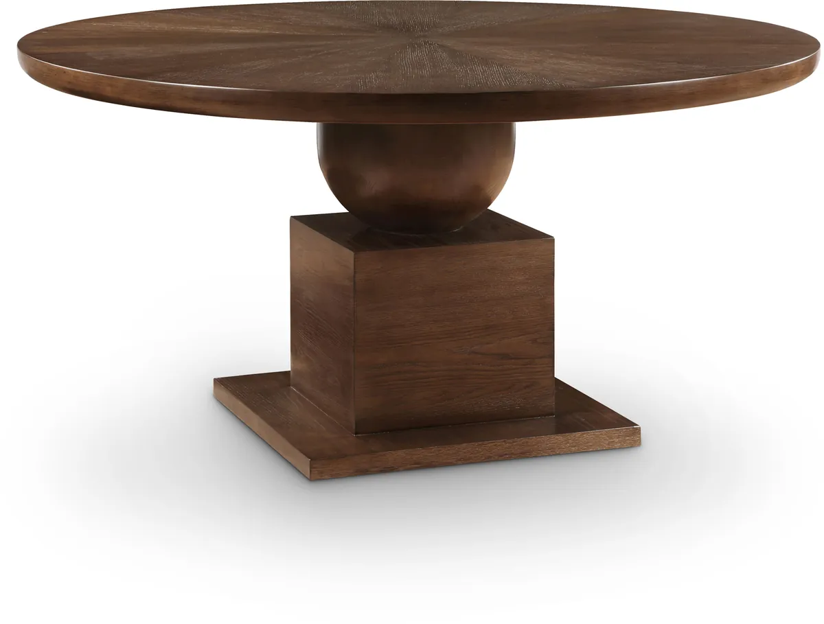 Rishal - Dining Table - Brown