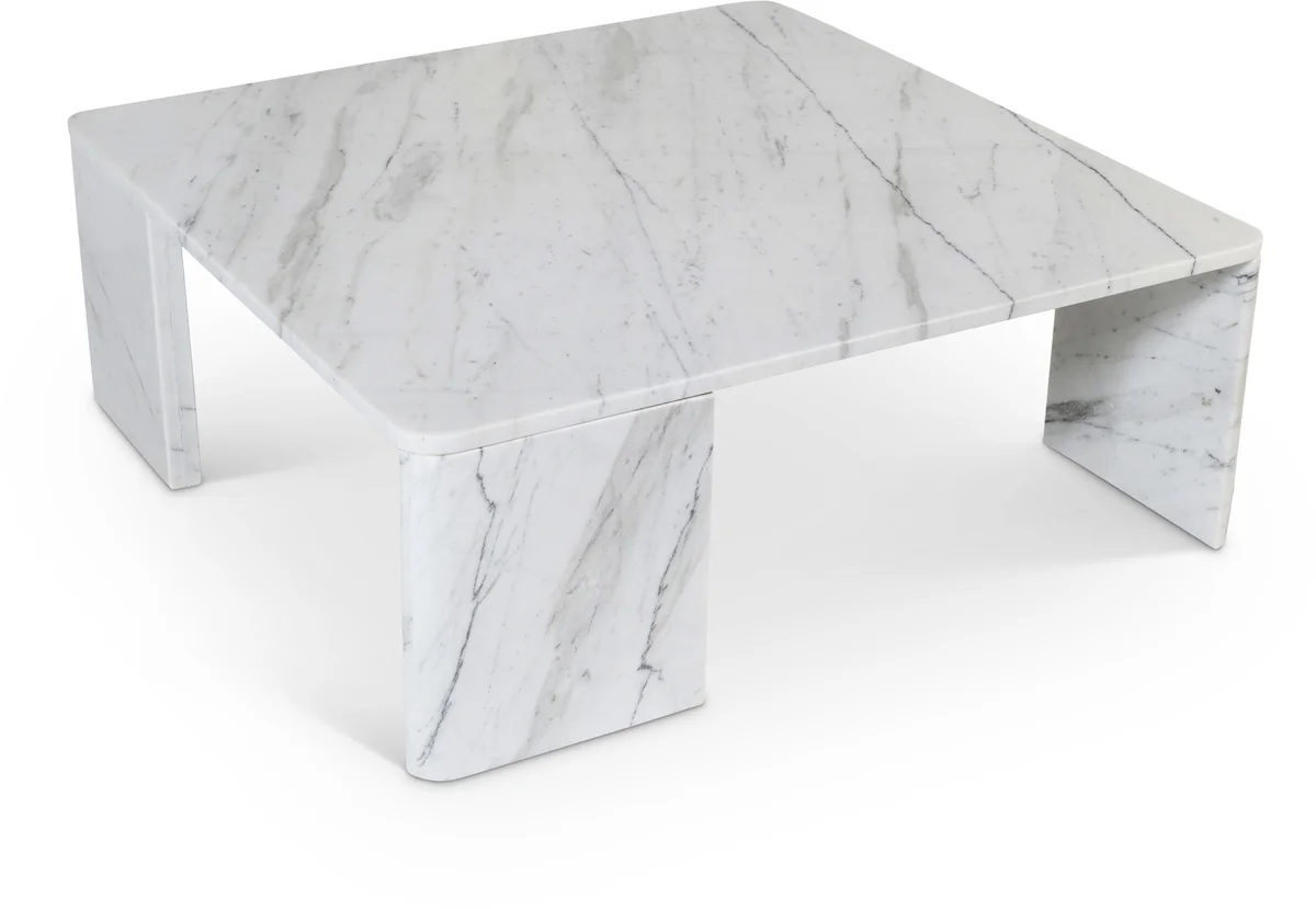 Livorno - Coffee Table - White / Light Gray
