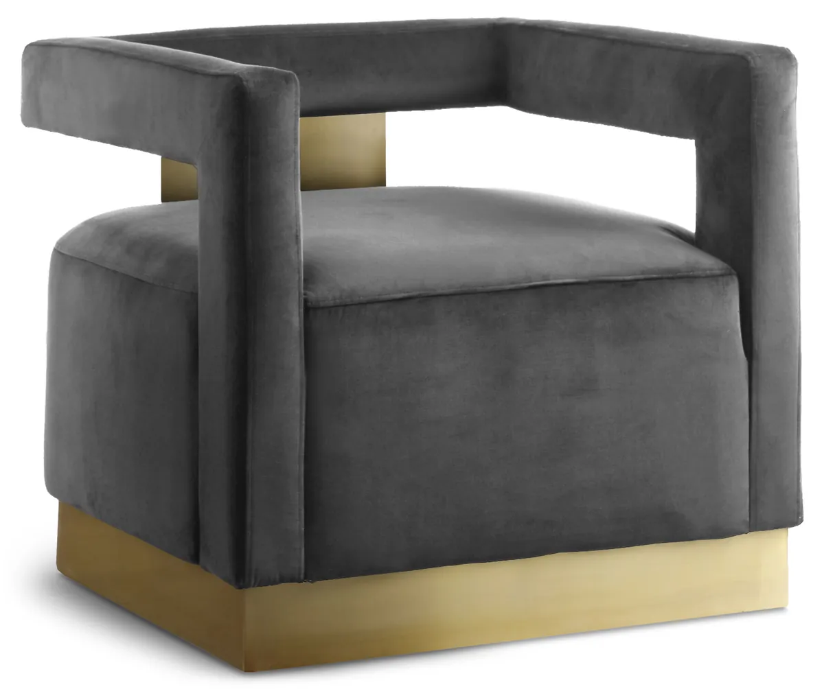 Armani - Accent Chair - Gray