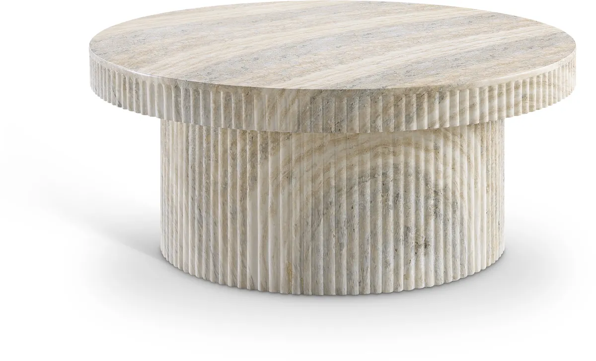 Legatto - Concrete Coffee Table - Travertine