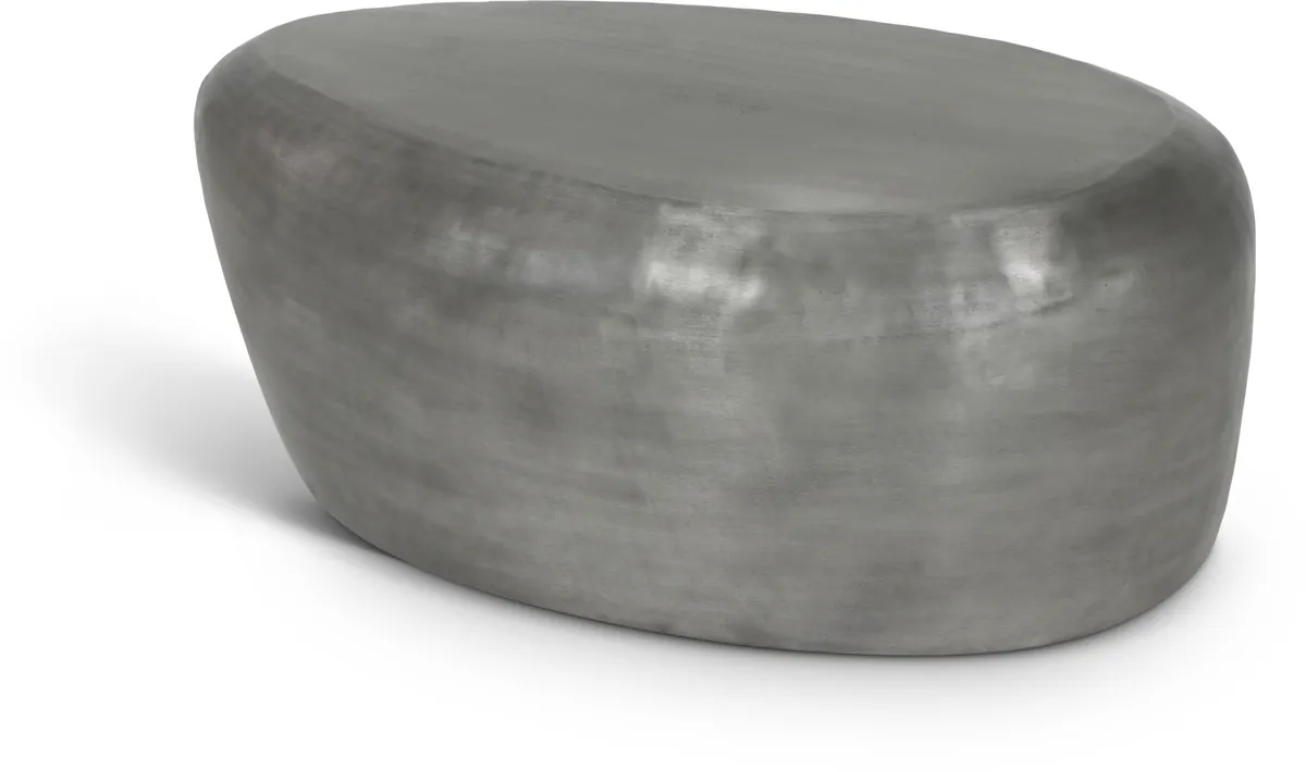 Capsule - Metal Aluminum Coffee Table - Silver
