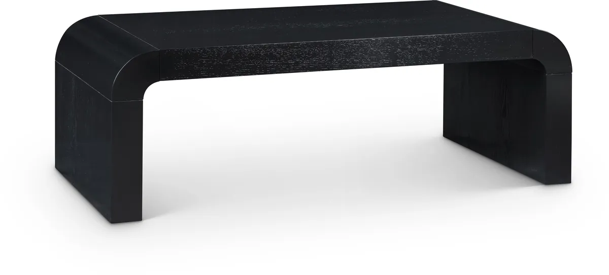 Toulon - Oak Veneer Coffee Table - Black