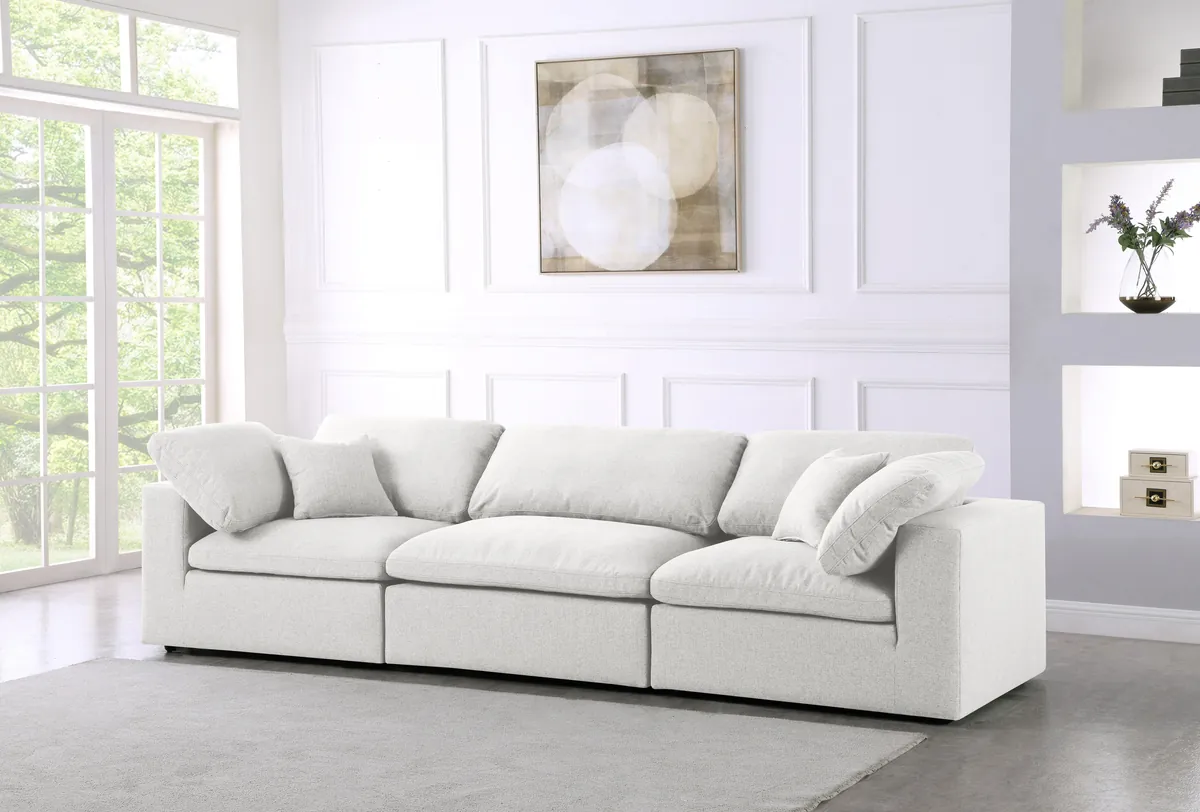 Serene - 3 Seat Modular Sofa - Cream - View 2