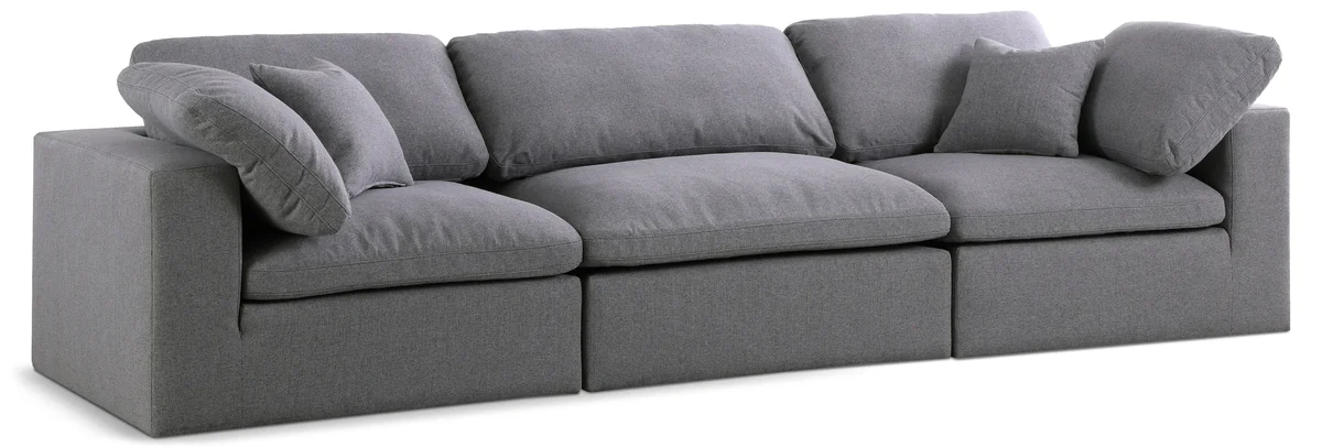 Serene - 3 Seat Modular Sofa - Gray