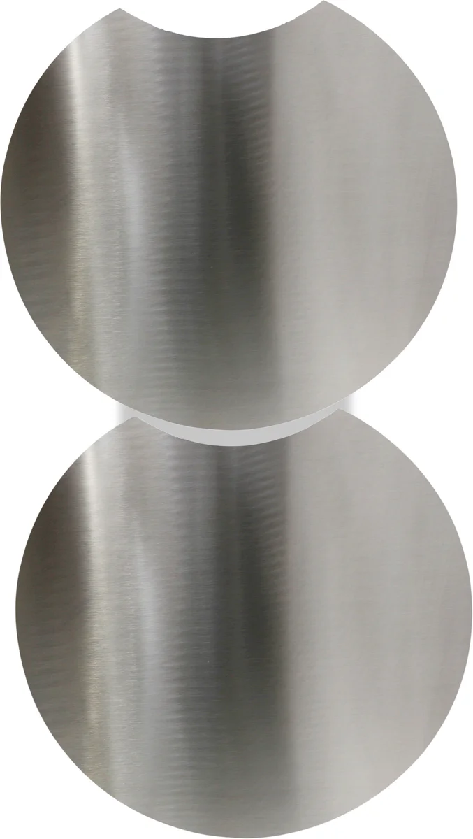 Dimple - 2 Piece Modular End Table - Silver - View 2