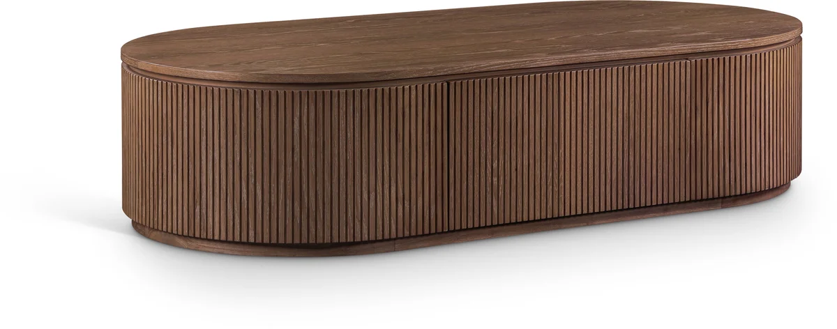 Moana - 64" Rubberwood Coffee Table - Brown