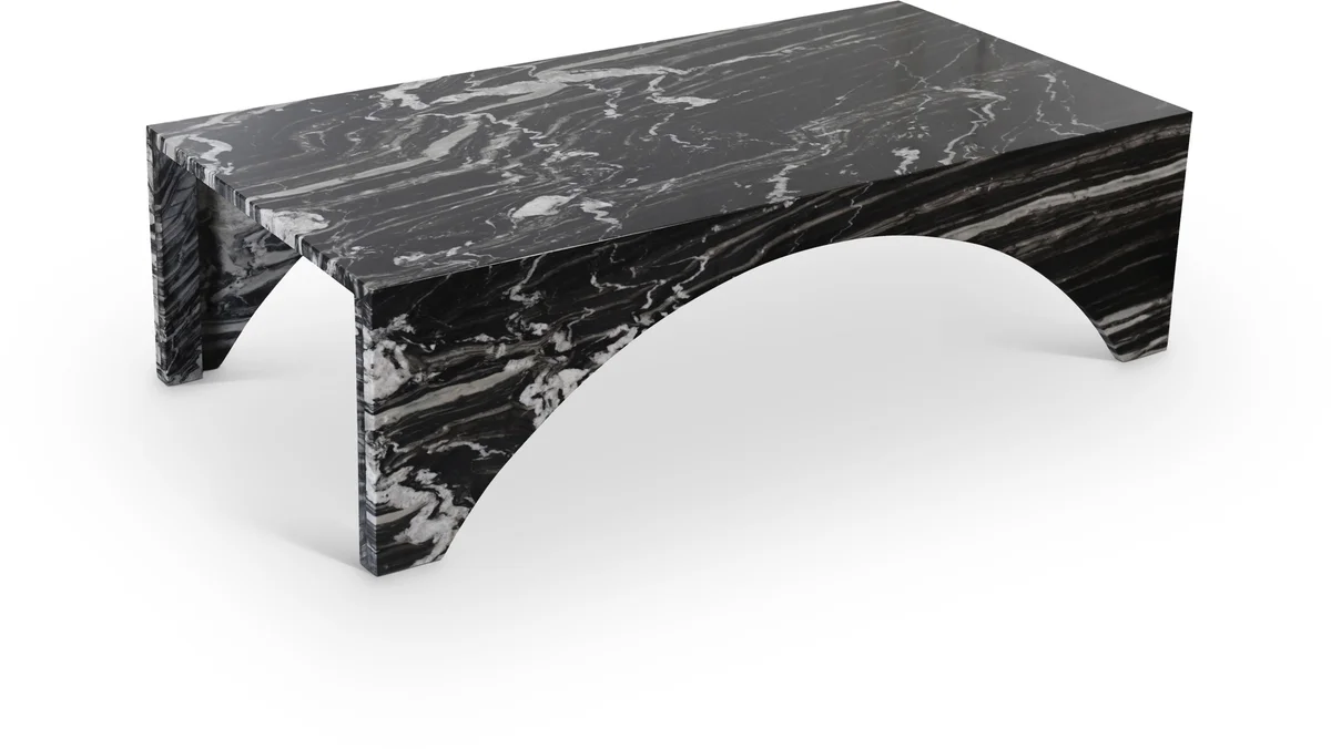 Palermo - Marble Coffee Table - Black