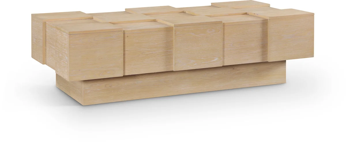 Anzio - Oak Veneer Coffee Table - Natural