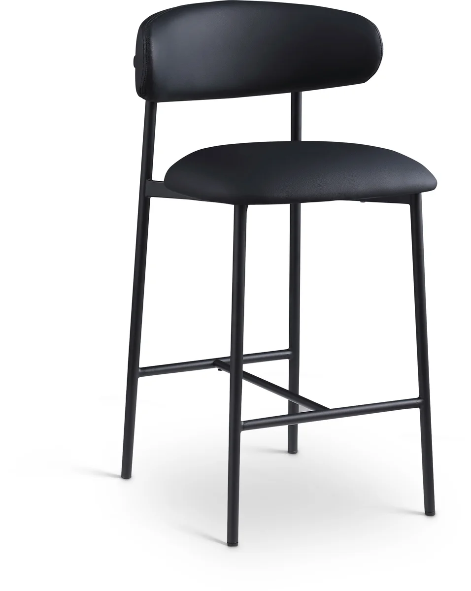 Lupita - Counter Stool (Set of 2) - Black