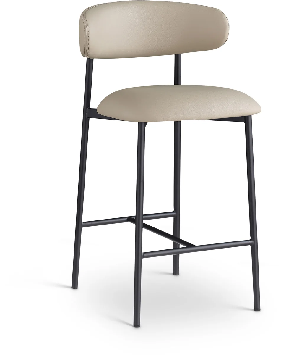Lupita - Counter Stool (Set of 2) - Taupe